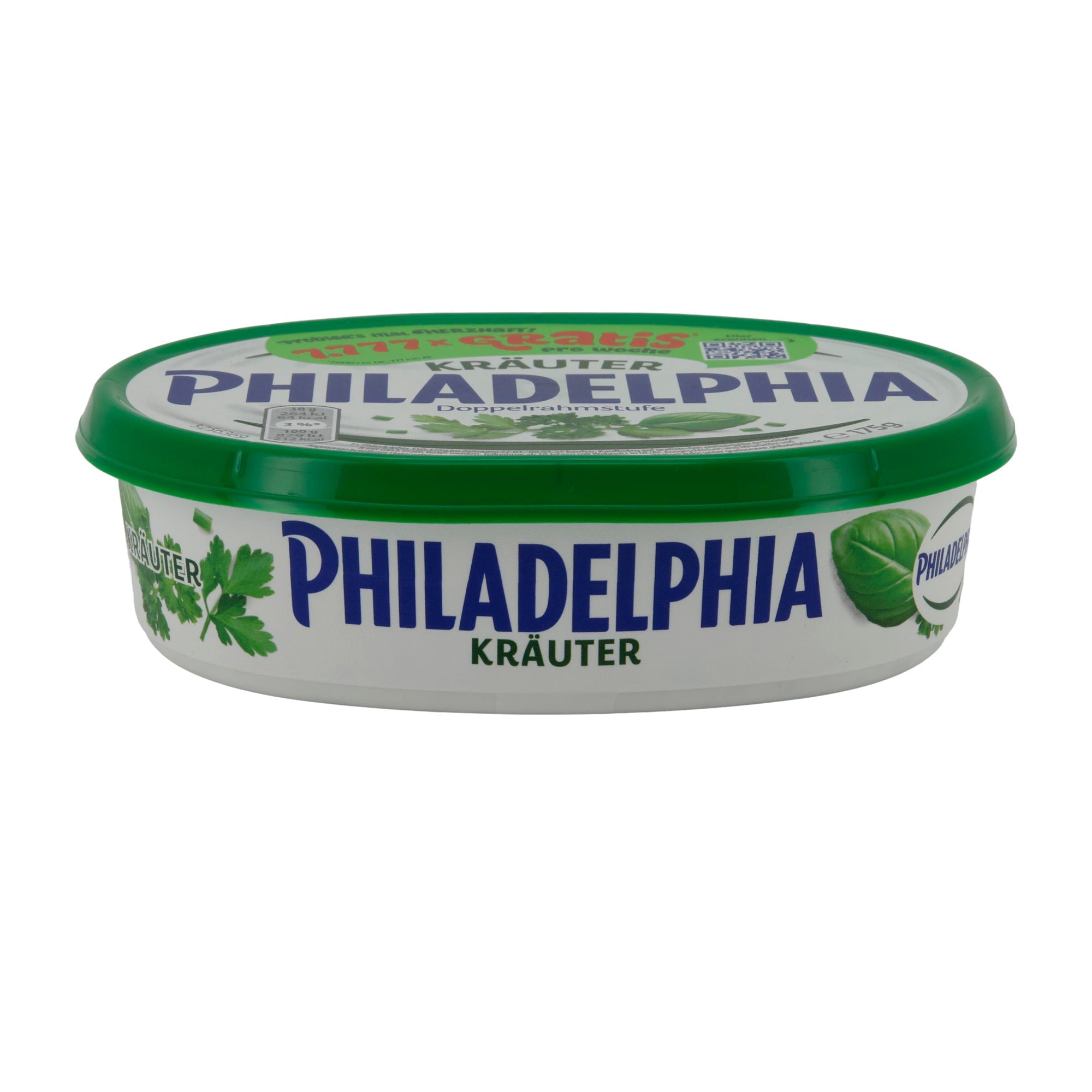 Frischkäse Philadelphia Kräuter | Cremig | Mit aromatischen Kräutern | 175 g KRAFT